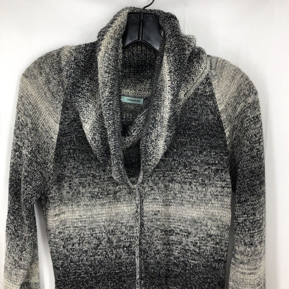 MAURICES Drawstring Cowl Neck Long Sleeve  Lined Sweater Dress Zip Hem Small